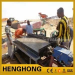 Hot sale gold epc project in sudan tungsten ore wet shaking tables separation