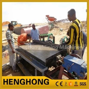 Hot sale gold epc project in sudan tungsten ore wet shaking tables separation