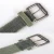 Import Hot Sale men leisure fading effect print canvas fabric belt with Metal pin Buckle from China