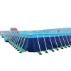 hot sale rectangular plastic metal frame swimming pool with high quality