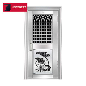 Hot Sale Reliable Quality commercial exterior frames front design stainless steel door