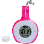 hot sale water energy clock with different color