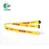 Hot Sales Free Design Yellow Cheap Writing Lanyards Nylon With Various Accessories