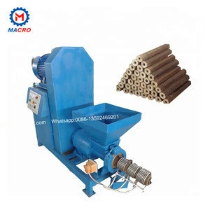 Hot Sell Bamboo Wood Chips Saw Dust Screw Press Briquette Machine