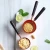 Import Hot sell engraved measurements measuring cup measuring cup set Stainless Steel + Walnut Wood Handle from China