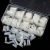 Import Hot selling 500 pieces/box of exquisite acrylic artificial nails French fashion transparent natural color nail art tips from China