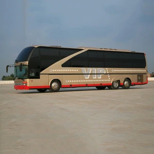 Hot Selling 70 Seater Bus Coach with 3 Axles for Sale