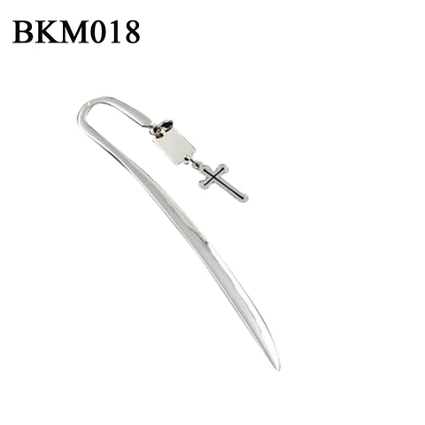 Hot-Selling Chrome-plated Zinc Alloy Metal Bookmark