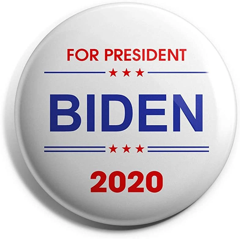 Hot Selling Custom Metal 2020 America President Campaign Biden  lapel pin