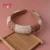Import Hot selling glass beads mixed color matching hair band rhinestone transparent hand sewn Headband from China
