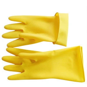 Hot Selling Gloves Latex Household/Rubber Cleaning Glove/Kitchen Rubber Glove
