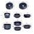 Import Hot Selling Portable 7 IN 1 Cell Phone Camera Lens Kits with Fisheye/wide angle/micro/CPL /Kaleidoscope filter/Telephoto lenses from China