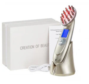 Hot Selling Product Hair Treatment Handheld Laser Vibrating Massage Hair Comb