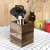 Import Hot Selling Rustic Gray Wood Kitchen Utensil Crock Countertop Cooking Tools Holder from China