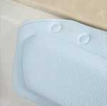 Hot selling Soft cushioned bath tub spa bath pillow / bathroom Headrest pillow / inflatable bath tub pillow