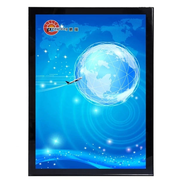 Hot selling steel poster frame magnetic poster display frame self adhesive A2