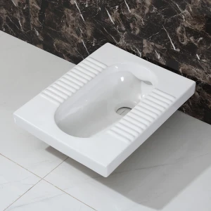 Hot selling white ceramic pans sanitaryware wc squatting pan squat toilet price