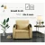 Import Hotel custom salon commercial hospital accompanying chair single garden European leatherleisure sofa from China