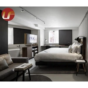 Hotel Room Furniture Modern And Executive Wooden Bedroom Set Kingsize Contemporary Lounge Furniture Hotel