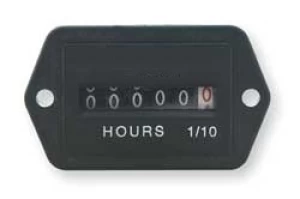 Hour Meter Electrical 2-Hole Rectangular