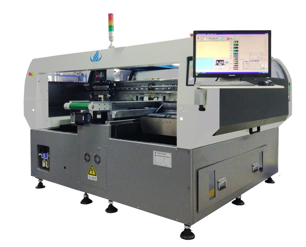 Automount Machine Buy Ht-t7 Automatic Led Three Heads Smt Mountering Machine / Pcb Smt ...