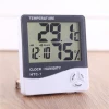 Htc-1 high quality and high precision large screen digital indoor thermometer hygrometer with alarm clock