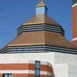 huangjia brand green building sliding copper roof finial system