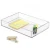 Import Huisen stationary supplies clear acrylic desktop storage organizer for office from China