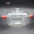 Import Hungyee Heat Resistant Borosilicate Pyrex Glass Cooking Pot with Silicone Handles Cookware Pot from China