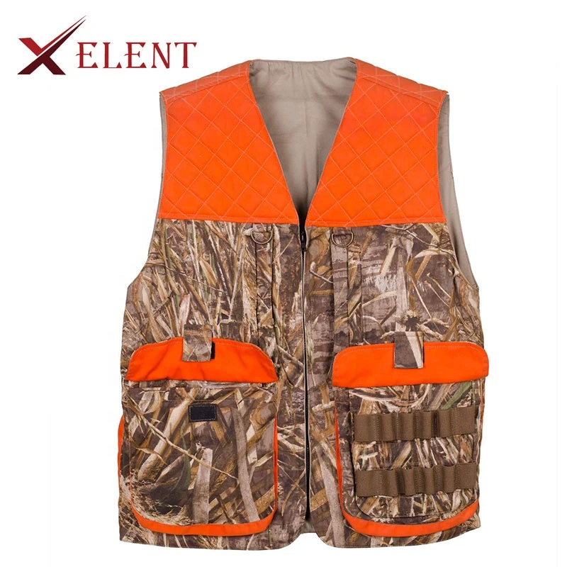 Hunting Shooting Vest Green Blinds & Camouflage Material Windproof Highly Breathable Hunter