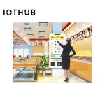 HUSHIDA Fast food ordering self service payment kiosk machine, Restaurant payment kiosk