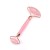 In stock! Amazon hot sale high quality rose quartz facial massage jade roller for face pink