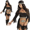 Indian She-wolf Ladies Fancy Dress Native American Adults Western Womens Costume AD1266