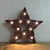 Import Indoor clear decorative lighted hanging XMAS metal led christmas home star electric from China