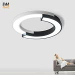 Indoor New Hot Nordic Simplicity Bedroom Led Round Living Room Ceiling Light Lamp