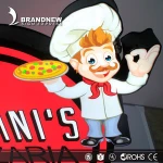 Indoor shop mall advertising light box aluminum frame rotating light box for advertising