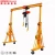 Import Indoor workshop small A frame mobile gantry crane 1ton with 4wheels from China