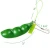 Import Infinite Squeeze Edamame Bean Pea Extrusion Soybean Key Chain Pendant Ornament Stress Relieve Decompression Toys Funny Jokes Toy from China