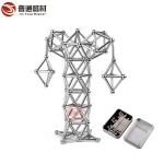 Intelligence DIY Magnetic Building Game Toys Magnetic Rods Magnet Sticks And Balls