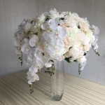 ISEVIAN decorative artificial flower table Stand wedding table centerpieces