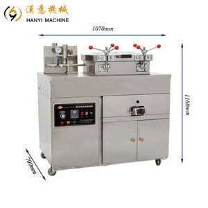 ISO 9001 Industrial automatic commercial electric mobile ventless deep fryer