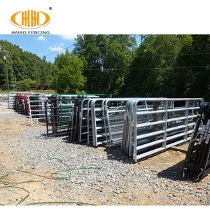 ISO certification high quality galvanized fencing for horse used
