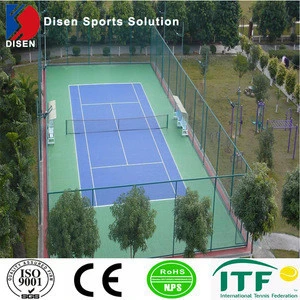 ITF approved tennis court surface material made in China cost