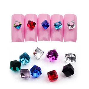 japanese nail art supplies cube nail stone