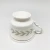 Import Japanese Style Dedicate Leaf Decal Porcelain Tea Coffee Ceramic Cup and Saucer With Gold Rim from China