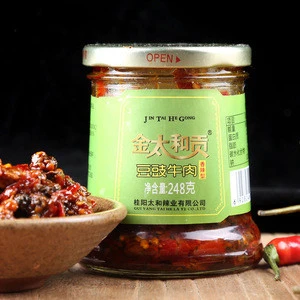 JIN TAI HE GONG CHILI SAUCE WITH SLICED BEEF 248G
