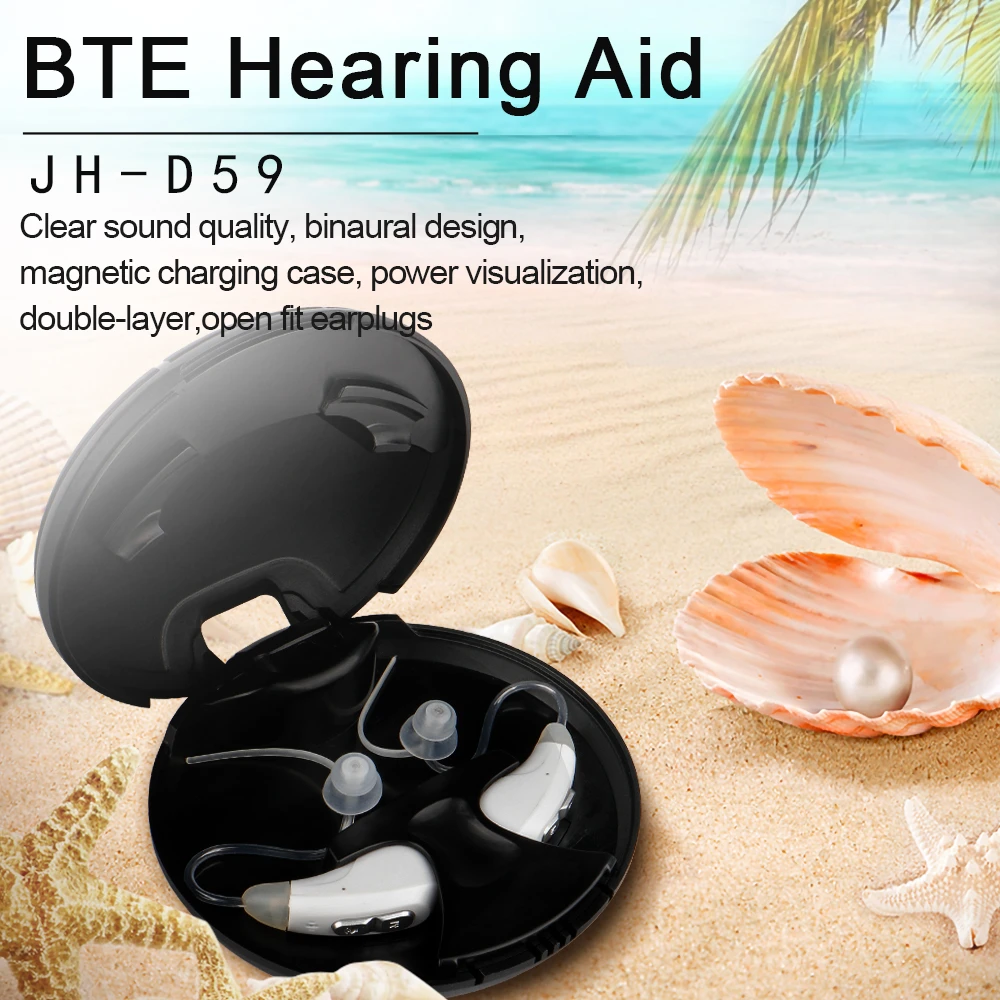 JingHao Premium BTE Sound Aids Device Great Value Ear Hearing Aid Deaf