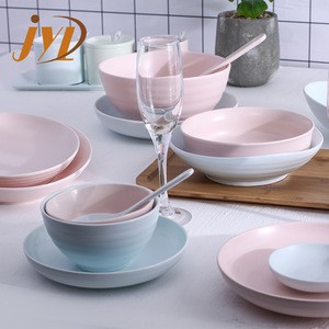 Jinyuanli new design creativity hotel restaurant ceramic dinnerware set