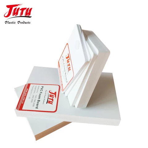 JUTU Hot Sale Hard Color White 4x8ft PVC Celuka Sheet PVC Molding Board PVC Foam Sheet