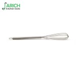 (JYKT-ET204) Wholesale stainless steel  electrolysis Longer handle  mini  egg whisk egg beater